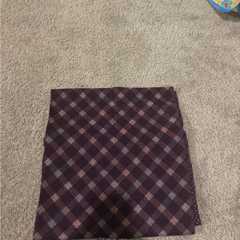 Rodd & Gunn Purple and Pink Plaid Scarf